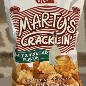 Oishi - Marty's Crackling Chicharron Salt and Vinegar 90g