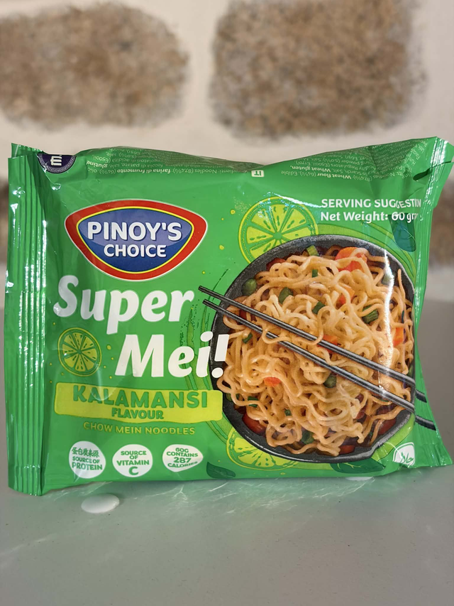 Pinoy's Choice - Super Mei! Chow Mein Noodles - Kalamansi 60g