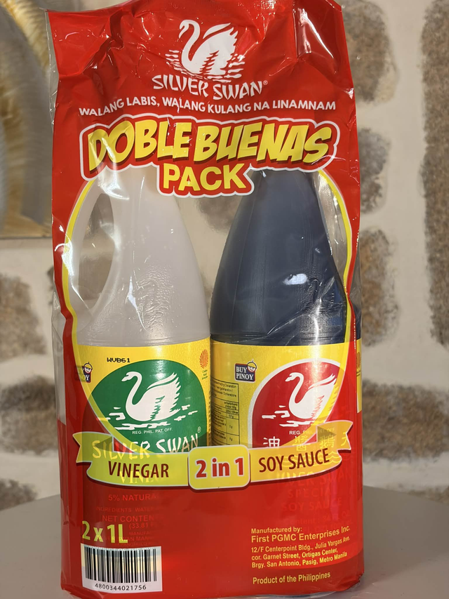 Silver Swan - Value Pack Soy Sauce + Vinegar 1L