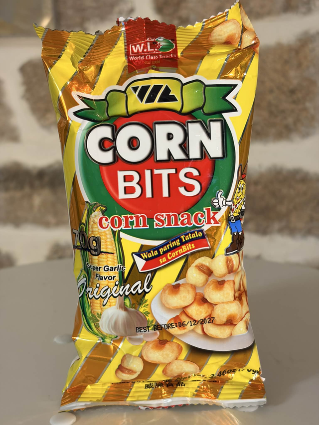 W.L. - Corn Bits Original Super Garlic Flavor 70g